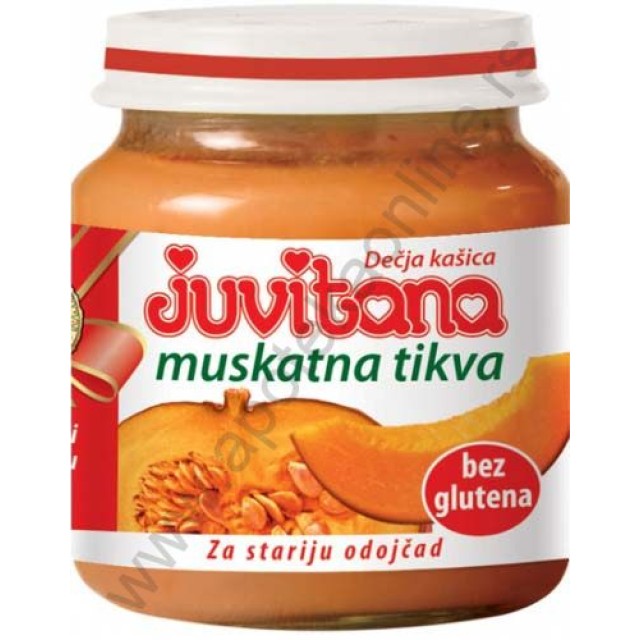 JUVITANA KAŠICA OD MUSKATNE TIKVE 128g - Online Apoteka JUVITANA KAŠICA OD MUSKATNE TIKVE 128g